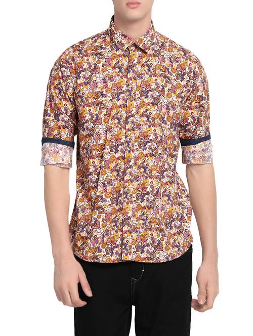 white cotton casual shirt - 13766284 - Very Small Image - 1