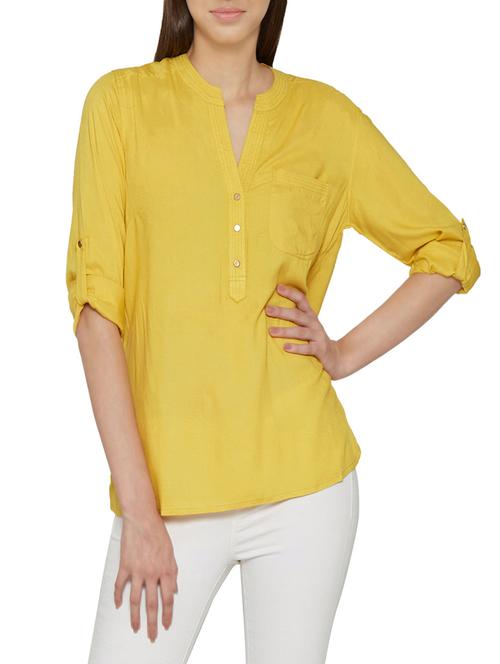 yellow regular tunic - 13767406 - Very Small Image - 1