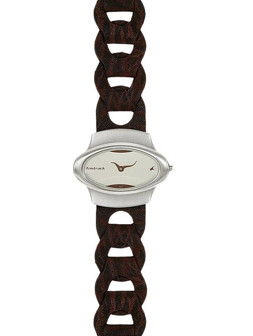 fastrack silver dial watch for women - 6004sl01 - 13767871 - Very Small Image - 1