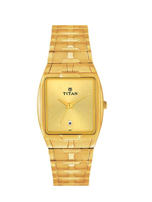 titan gold dial watch for men - 9153ym03 - 13767970 - Very Small Image - 1