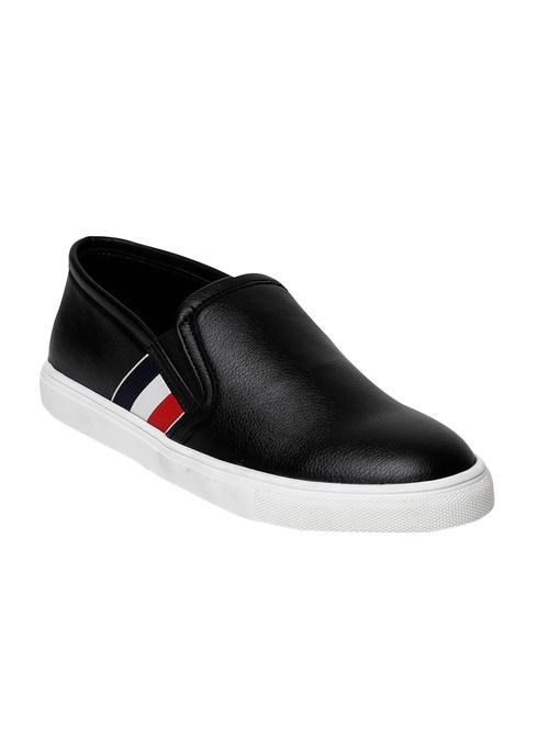 black leatherette casual slip on - 13769770 - Very Small Image - 1