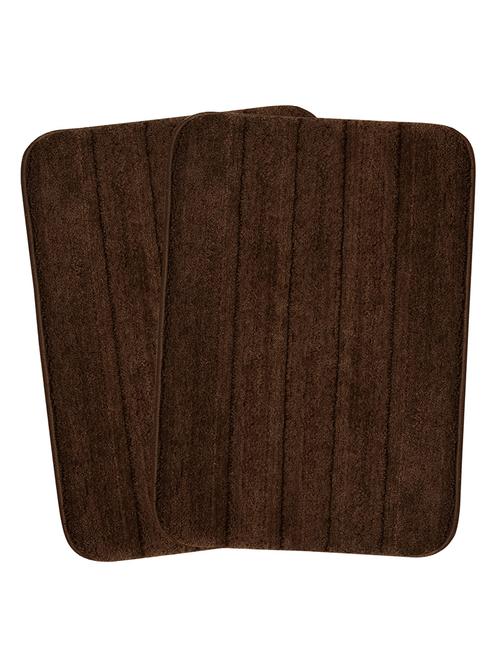 set of 2 pc microfiber anti slip bathmat - 13770021 - Very Small Image - 1