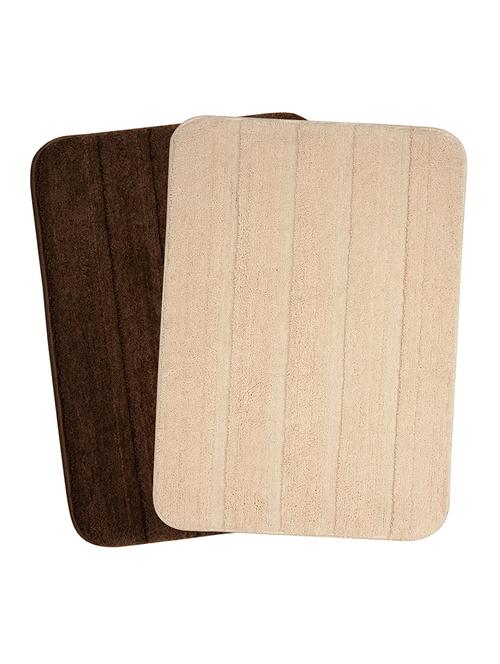 microfiber anti slip bathmat (set of 2 ) - 13770023 - Very Small Image - 1
