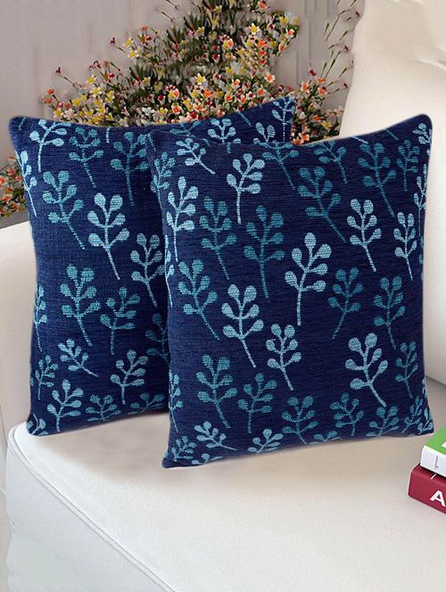 saral home set of 2 chenille cushion covers - 13770050 - Very Small Image - 1