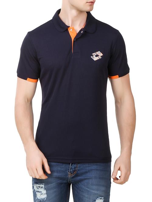 dark blue polyester t-shirt - 13772122 - Very Small Image - 1