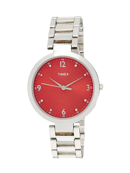 timex red dial analog watch for women - tw000x203 - 13773139 - Very Small Image - 1