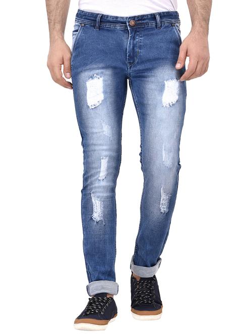 blue denim ripped jeans - 13774522 - Very Small Image - 1