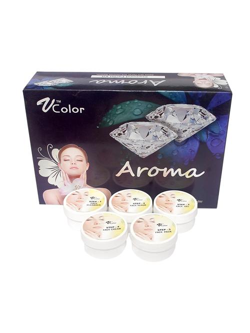 v-color aroma diamond facial kit 270 g (5 steps) - 13776455 - Very Small Image - 1
