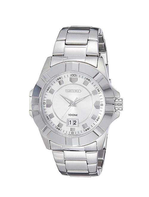 seiko silver dial  analog watch for men - sur127p1 - 13777272 - Very Small Image - 1
