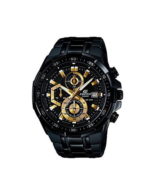 casio black dial  chronograph watch for men - ex187 - 13777303 - Very Small Image - 1
