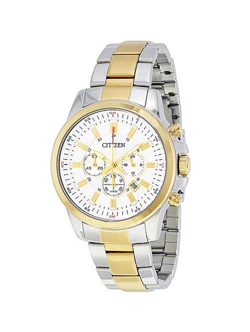 citizen white dial  chronograph watch for men - an8084-59a - 13777310 - Very Small Image - 1