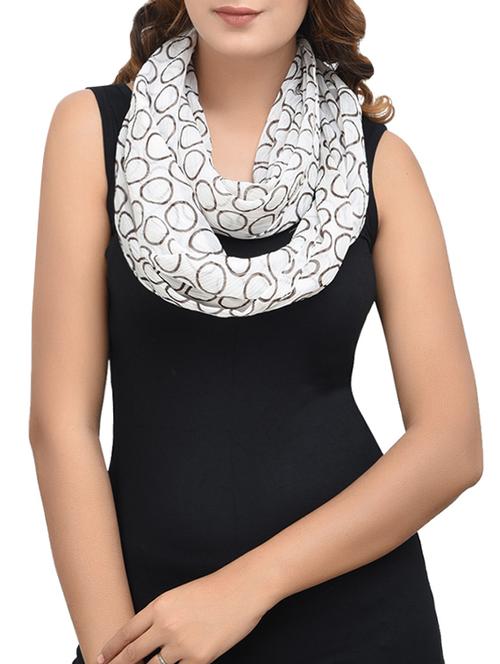 white chiffon scarf - 13786553 - Very Small Image - 1