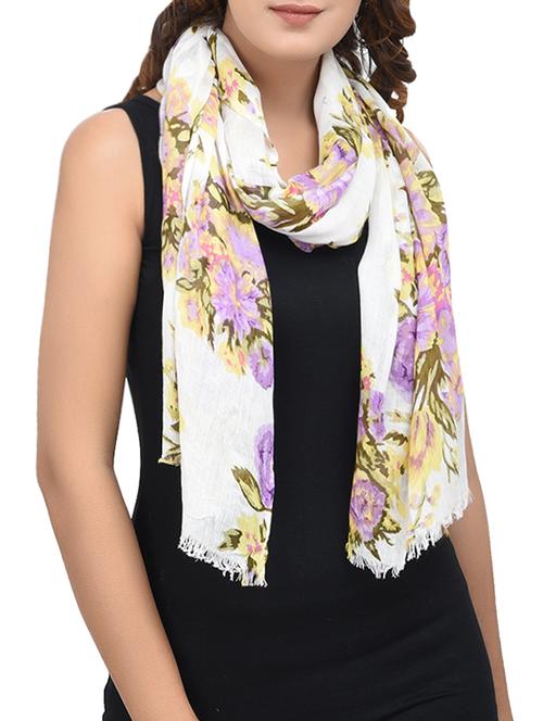 multi colored viscose stole - 13786569 - Very Small Image - 1