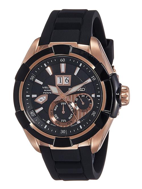 seiko black dial watch for men - snp104p1 - 13786781 - Very Small Image - 1