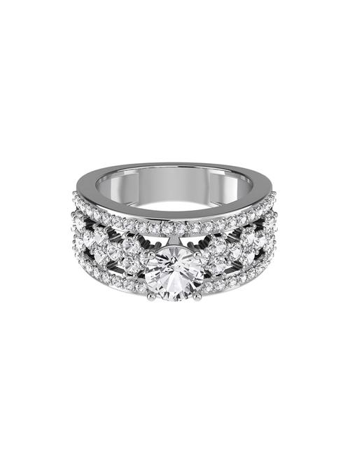 white silver ring - 13788052 - Very Small Image - 1