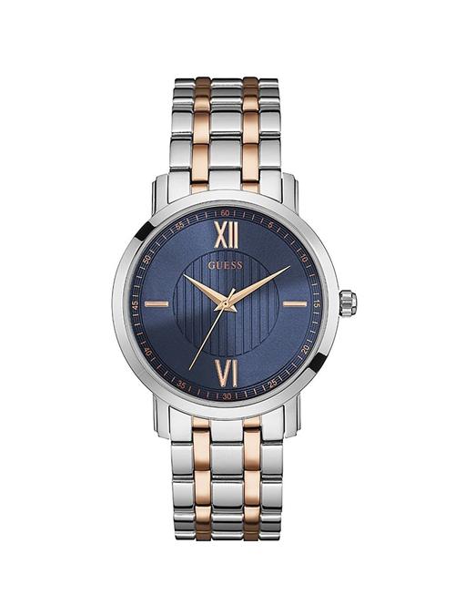 guess blue dial analog watch for men - w0716g2 - 13791082 - Very Small Image - 1