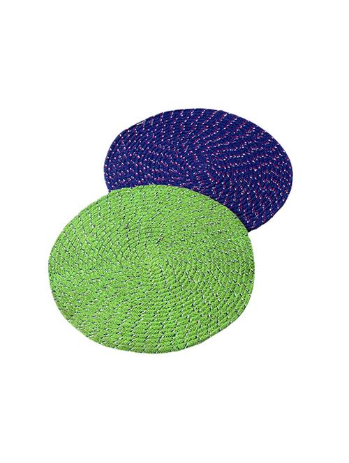 green & blue cotton doormats - 13794345 - Very Small Image - 1