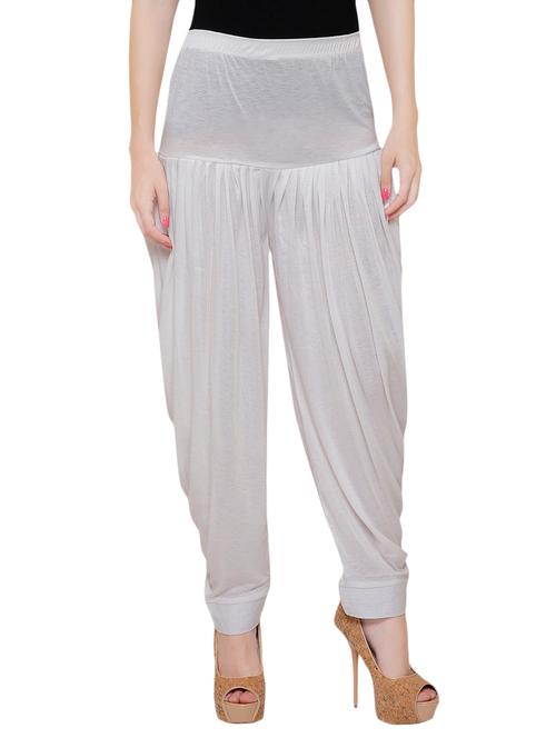 white cotton salwar salwars - 13798419 - Very Small Image - 1