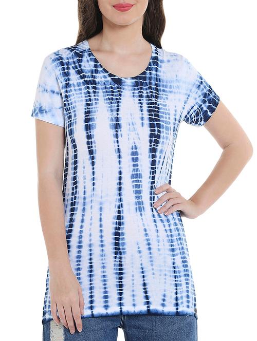 v-neck tie and dye tee - 13798893 - Very Small Image - 1