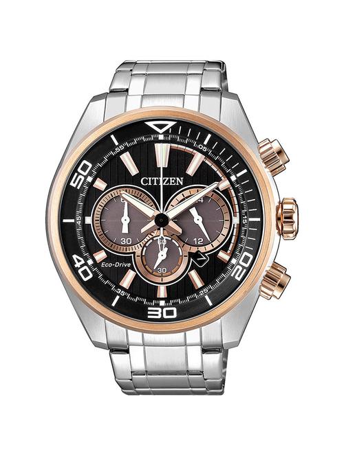 citizen black dial chronograph watch for men - ca4336-85e - 13800053 - Very Small Image - 1