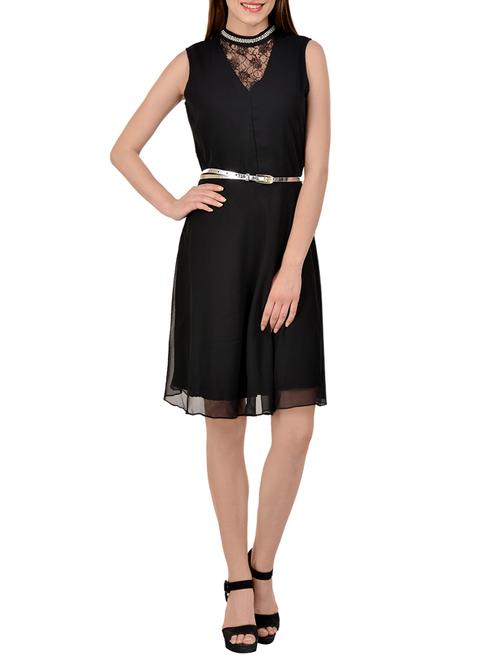 women's  solid dress - 13800262 - Very Small Image - 1