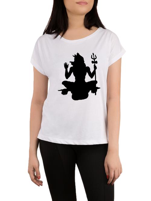 white regular tee - 13800789 - Very Small Image - 1