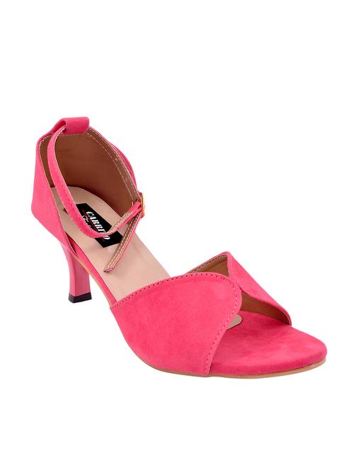 pink fabric closed back sandals - 13808318 - Very Small Image - 1
