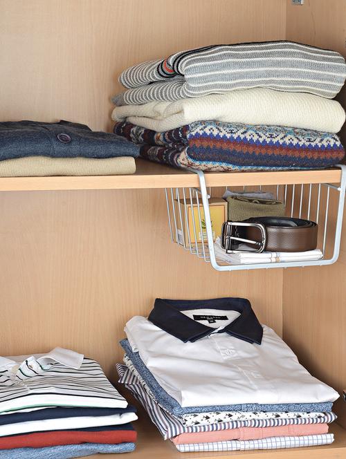 undershelf set of 3 steel basket - 13810142 - Very Small Image - 1