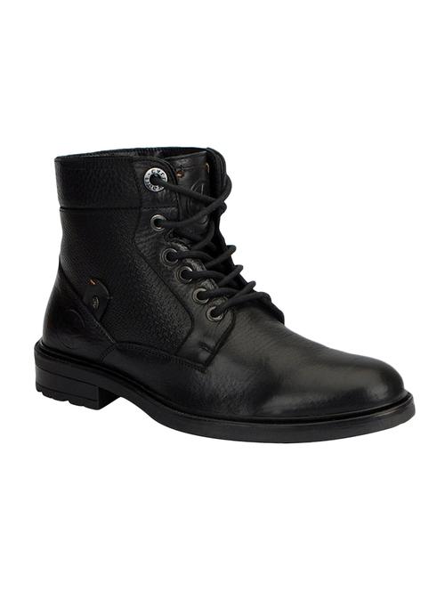 black leather high ankle boot - 13816788 - Very Small Image - 1