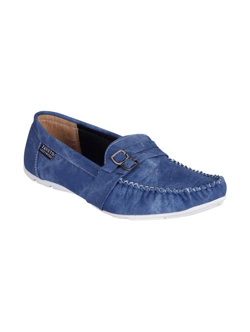 blue denim slip on loafers - 13817201 - Very Small Image - 1