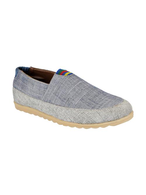 grey canvas casual slipon - 13817351 - Very Small Image - 1