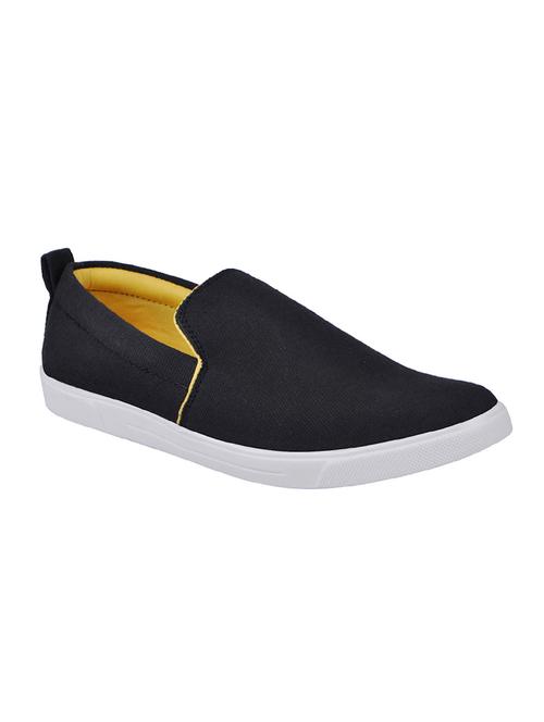 black canvas casual slipon - 13818056 - Very Small Image - 1