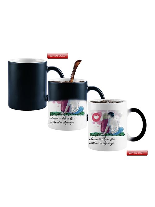 snoby magic mug black ceramic colour changing coffee mug - 13819995 - Very Small Image - 1