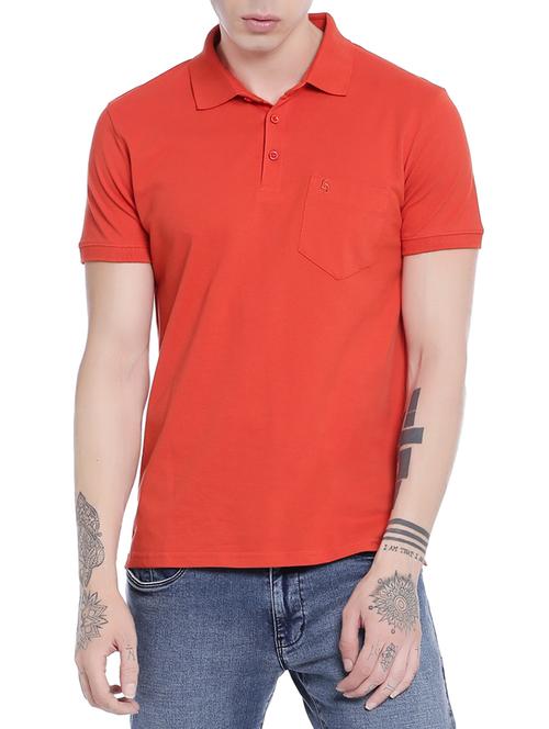 orange cotton t-shirt - 13822156 - Very Small Image - 1