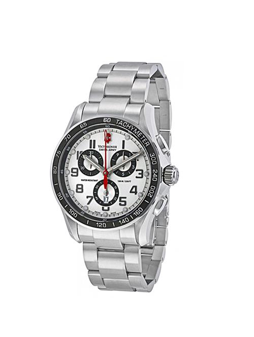 victorinox white dial chronograph watch for men - 241445-1 - 13823103 - Very Small Image - 1