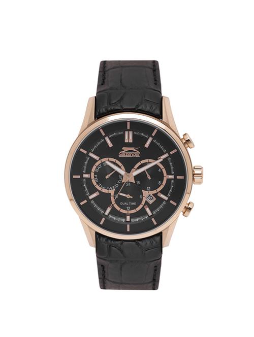 slazenger black dial chronograph watch for men - sl.9.1342.2.02 - 13823312 - Very Small Image - 1