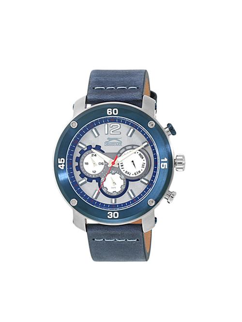 slazenger grey dial chronograph watch for men - sl.9.1360.2.03 - 13823322 - Very Small Image - 1