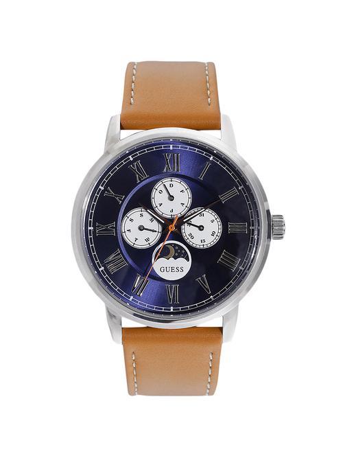 guess blue dial chronograph watch for men - w0870g4 - 13823345 - Very Small Image - 1