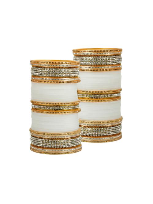 white gold tone bangles - 13823757 - Very Small Image - 1
