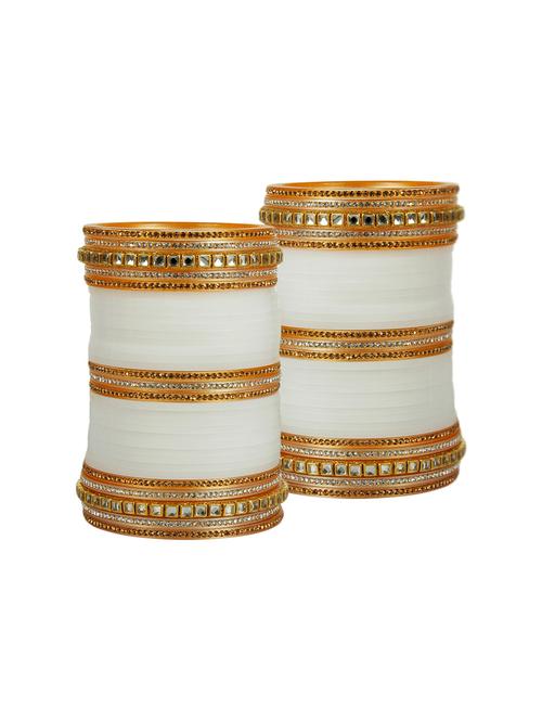 white gold tone bangles - 13823760 - Very Small Image - 1