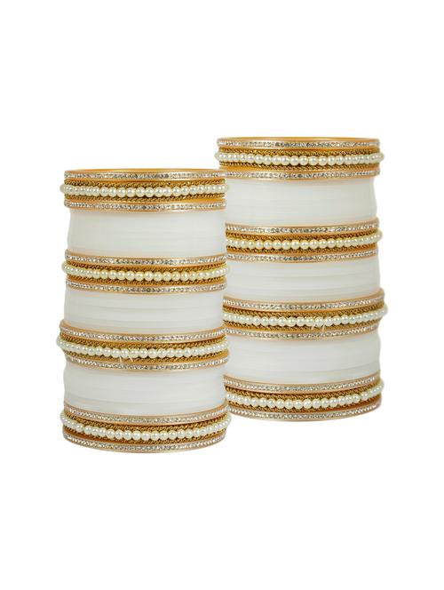 white gold tone bangles - 13823763 - Very Small Image - 1