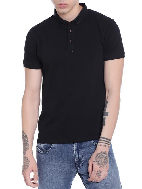 black cotton t-shirt - 13824072 - Very Small Image - 1
