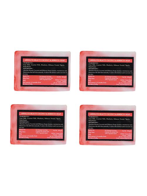 absolute beauty coconut and hibiscus handmade beauty soap-combo 4 - 13826058 - Very Small Image - 1