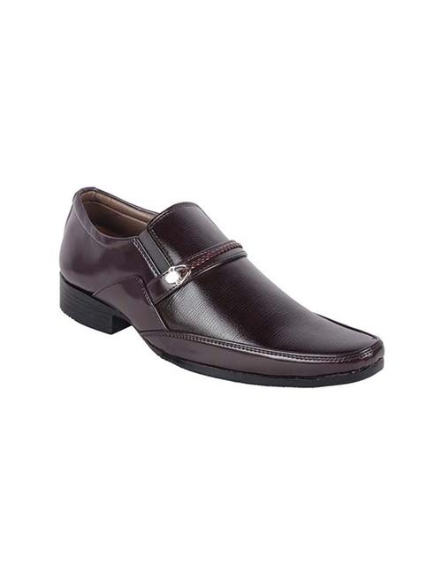 brown leatherette slip on - 13830642 - Very Small Image - 1