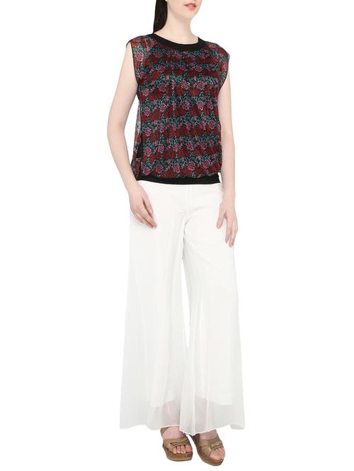 black printed poly cotton top - 13831944 - Very Small Image - 1