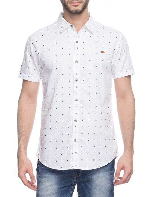white cotton casual shirt - 13834920 - Very Small Image - 1