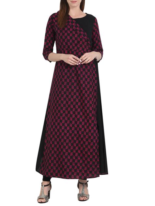 angrakha printed kurta - 13836920 - Very Small Image - 1