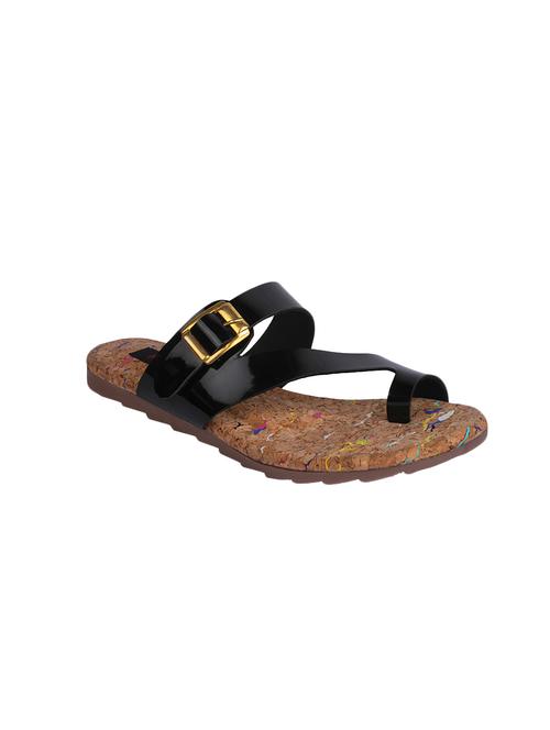 Black One Toe Flip Flop - 13837171 - Very Small Image - 1