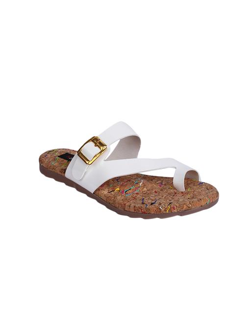 White One Toe Flip Flop - 13837173 - Very Small Image - 1