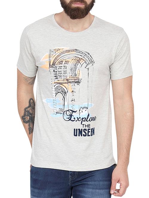 grey cotton t-shirt - 13839124 - Very Small Image - 1